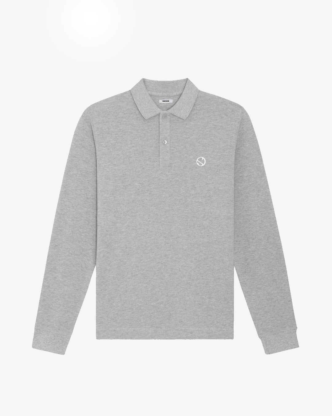 Polo RILEY - Heather grey